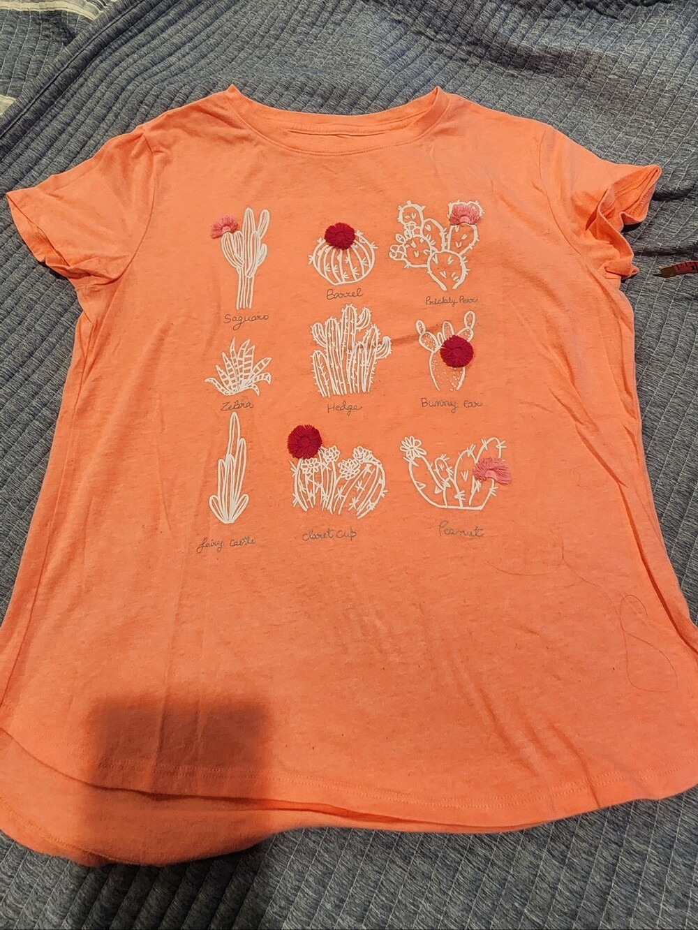 Gap Coral Cactus Graphic Tee - Soft Short Sleeve Top Size XXL